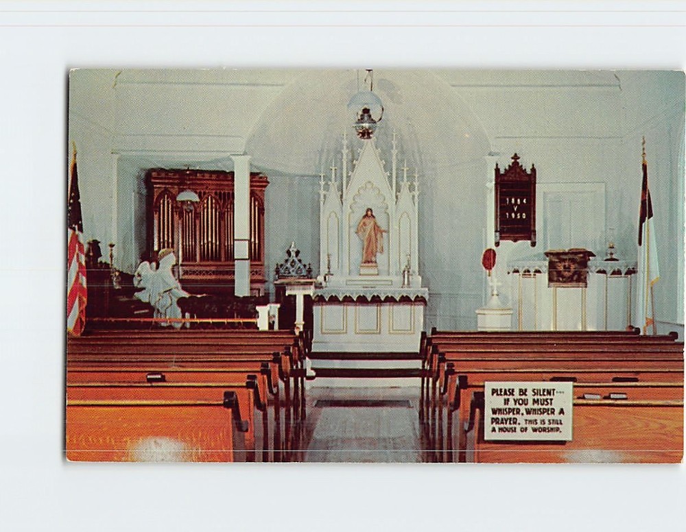 Postcard The Old Lutheran Church Pioneer Village Minden Nebraska USA