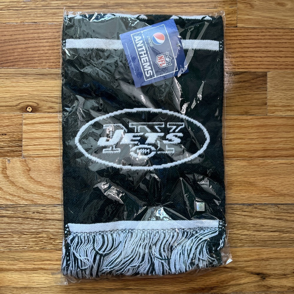 New York Jets Argyle Knit Scarf NFL Pepsi Promo Sealed New