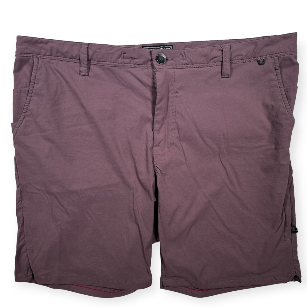 686 Purple Featherlight Chino Shorts Size 38 Large for Outdoor Hiking Adventures
