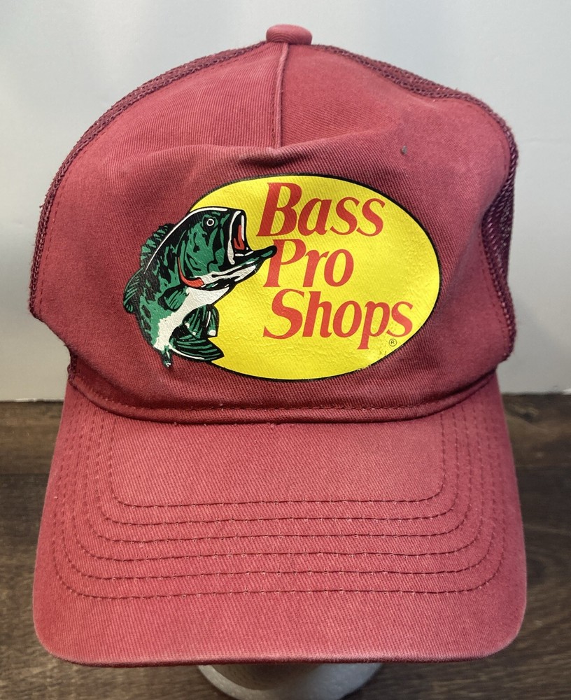 Bass Pro Shops Adjustable Mesh Snapback Trucker Hat for Fishing & Outdoor Adventures  