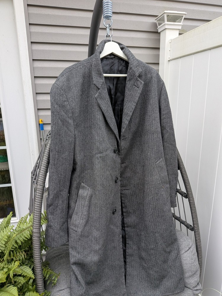 Jones New York Women's Black Wool Coat - Size 14