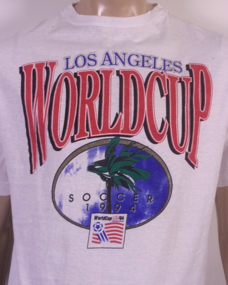 vintage 90s single stitch Los Angeles World Cup Soccer T-Shirt 1994 sz XL
