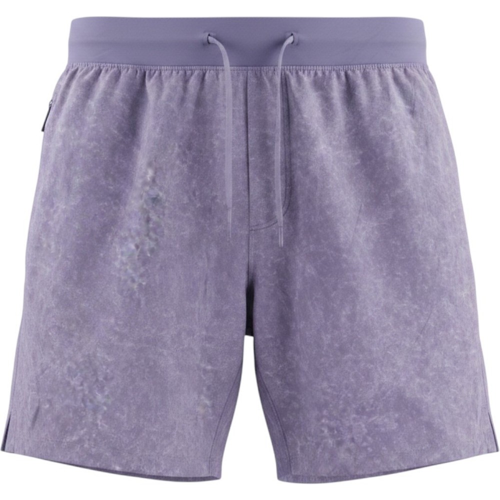 Lululemon Mens Pace Breaker Lined Shorts Gray Acid Wash XL 7 Inch Inseam