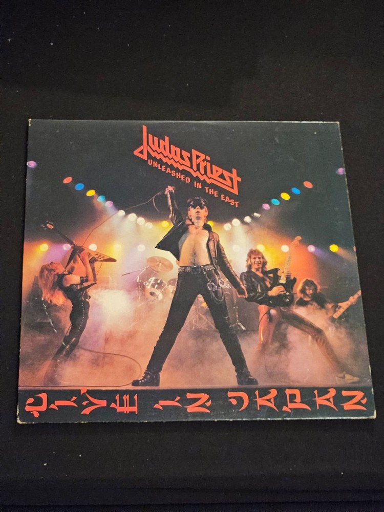 Judas Priest Unleashed In The East White Label Promo LP 1979 Columbia JC 36179