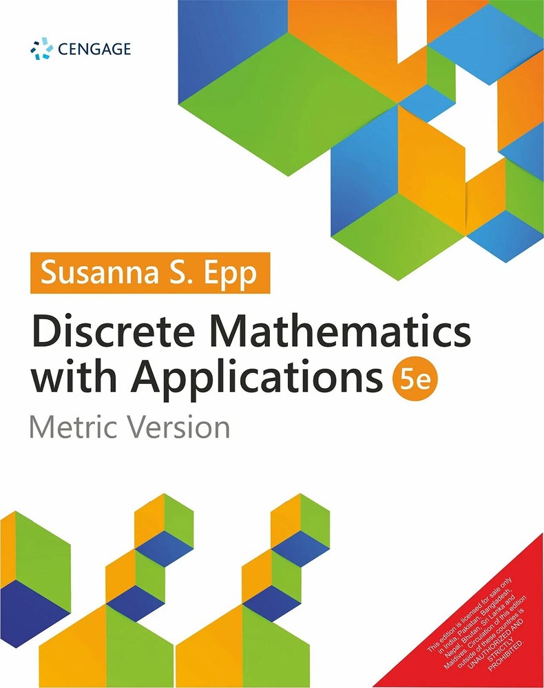 Discrete Mathematics with Applications by Susanna  5th INTL ed 9789355731029