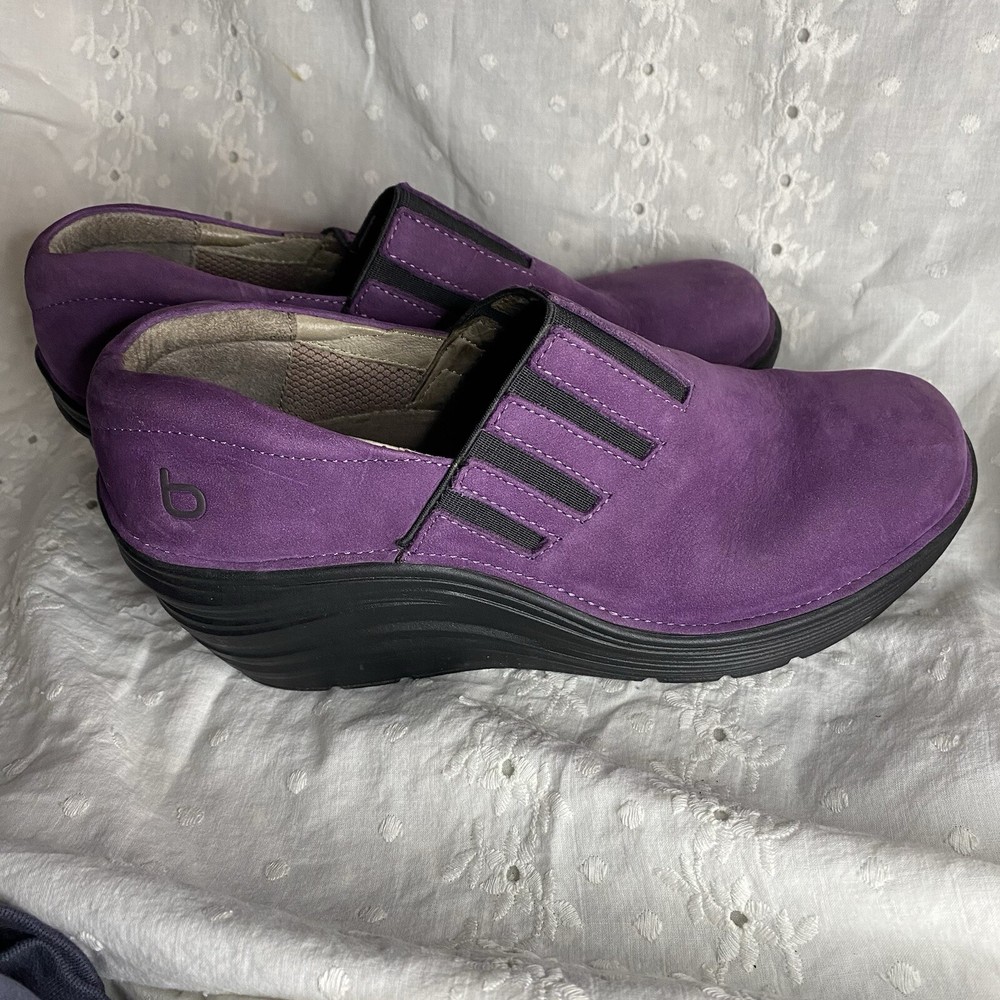 Bionica Women’s Size 7.5 / 1.2” Wedge Slip-On Clog comfortable work wear nurse