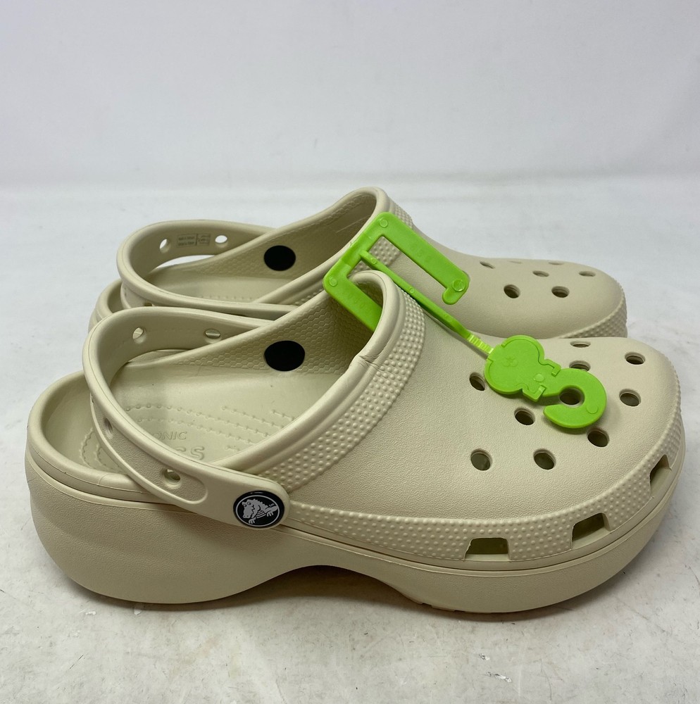 Crocs Classic Platform Clog Bone Women’s 7 W7