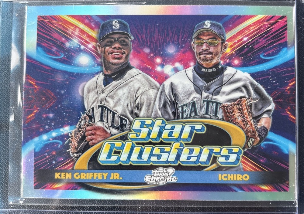 2025 Topps Cosmic Chrome - Star Clusters Ken Griffey Jr, Ichiro Suzuki #DSC-2