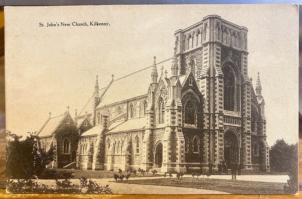 Irish Postcard ST JOHN'S Evangelist Church KILKENNY Ireland Egan Australia link