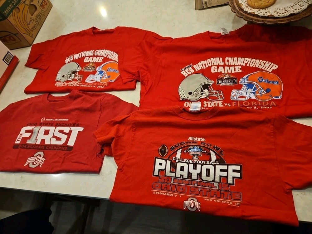 Ohio State University Buckeyes Tee Shirt Lot