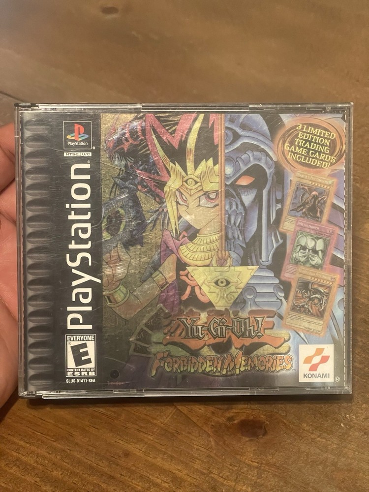 PS1 Yu-Gi-Oh! Forbidden Memories Holo Premium Edition No Cards/No Manual -Tested