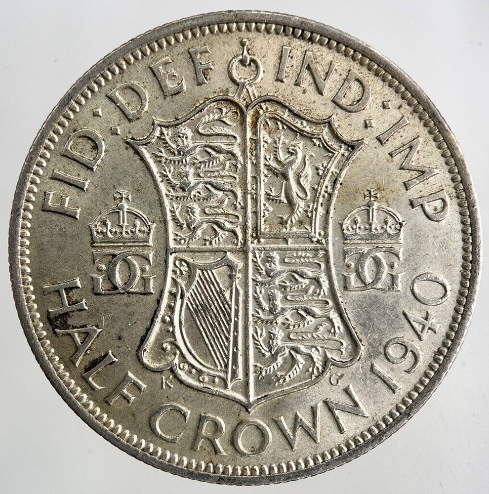 1940 George VI Silver Half-Crown | Extremely Fine Condition