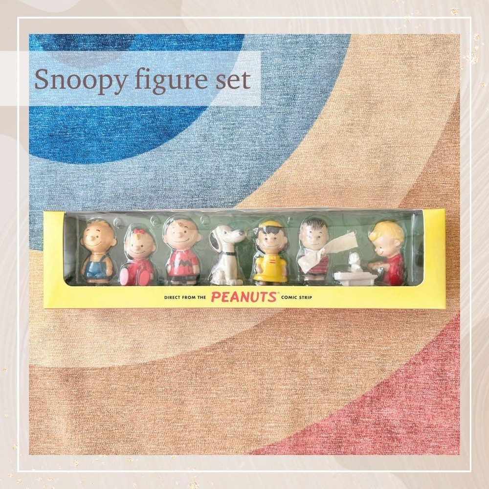 PEANUTS Snoopy 7-Pcs Figure Set Charlie Brown Lucy Linus New Sealed Rare