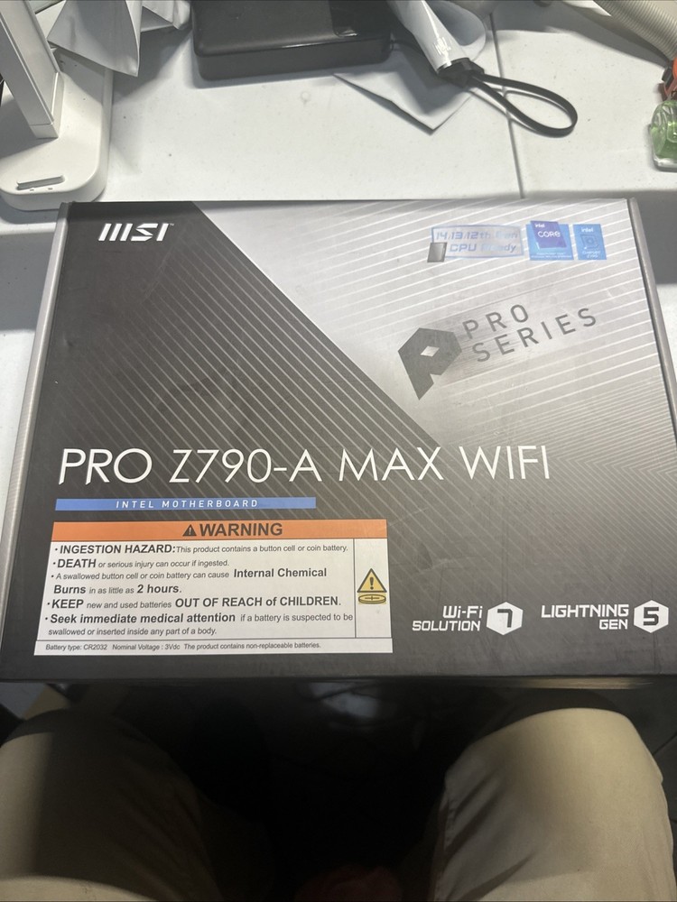 MSI PRO Z790-A MAX WIFI LGA 1700 12th-14th gen DDR5 ATX Motherboard 4x M.2 Slots