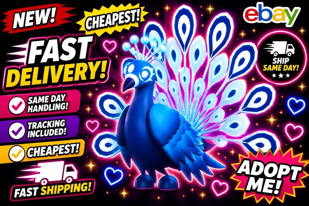 Moonbeam Peacock - Adopt From Me