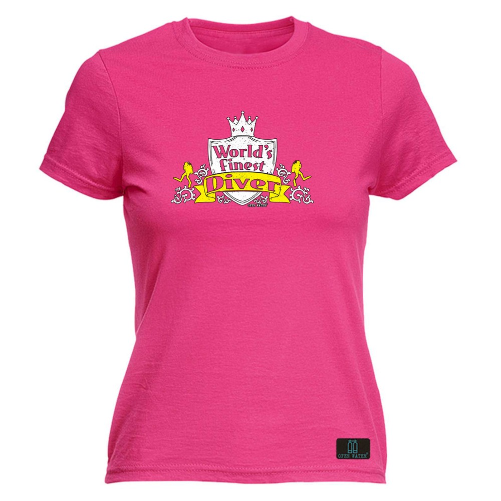 Scuba Diving Ow Worlds Finest Diver - Womens T Shirt Funny T-Shirt Gift Novelty