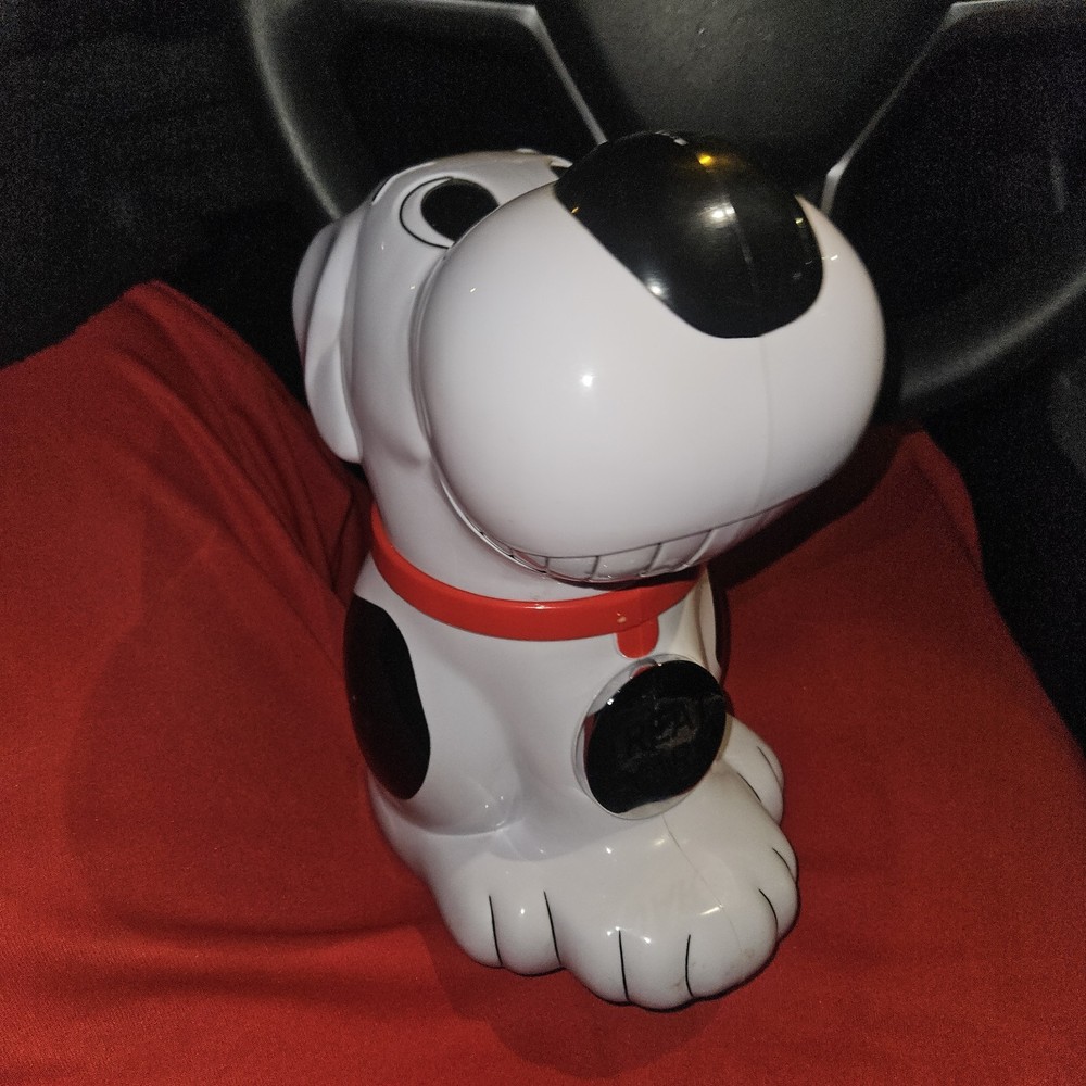 Novelty Musical Dog Treat Jar Singing Who Let The Dogs Out & Hound Dog Works