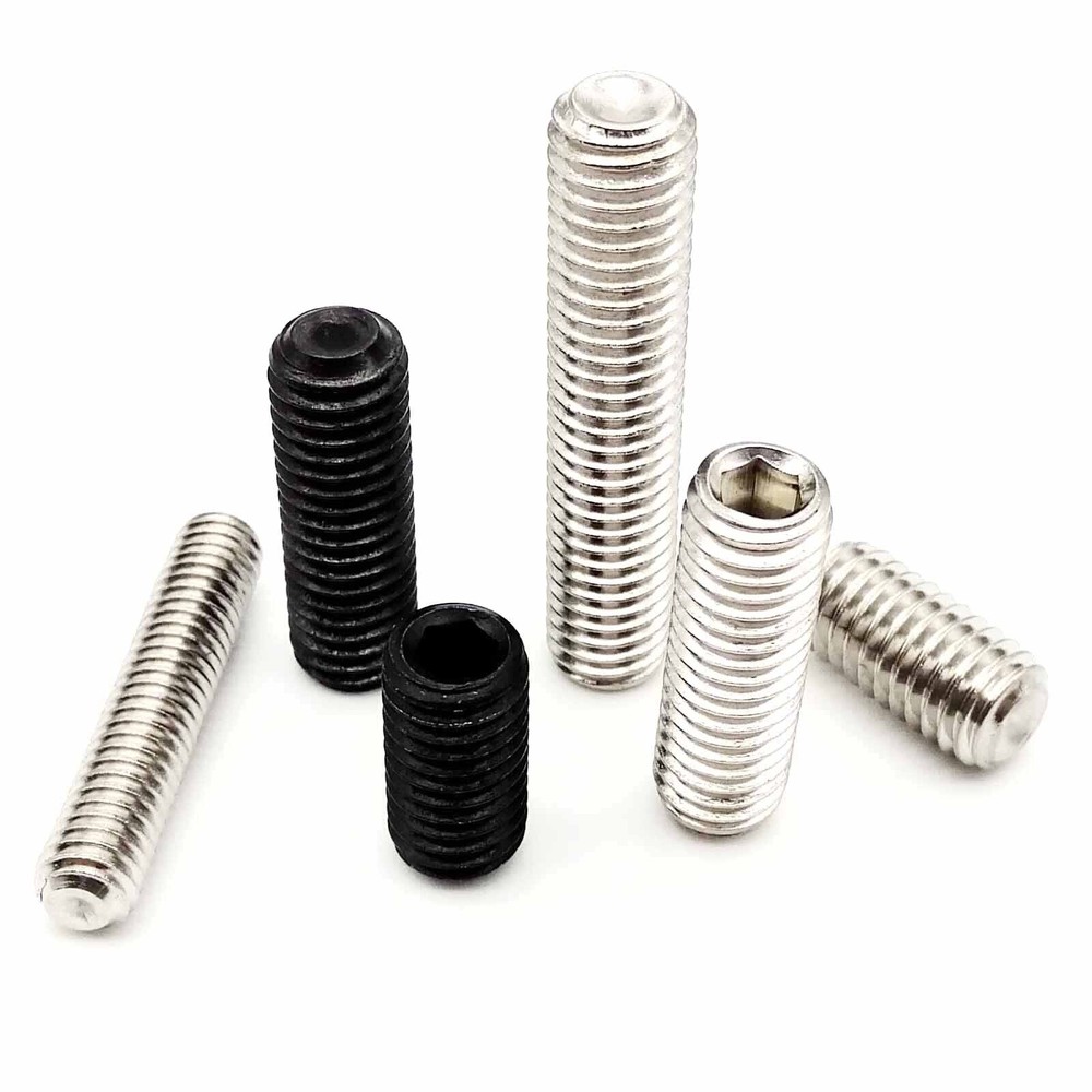 50pcs M2-M8 Hex Hexagon Socket Allen Head Cup Point Set Screw Grub Bolt