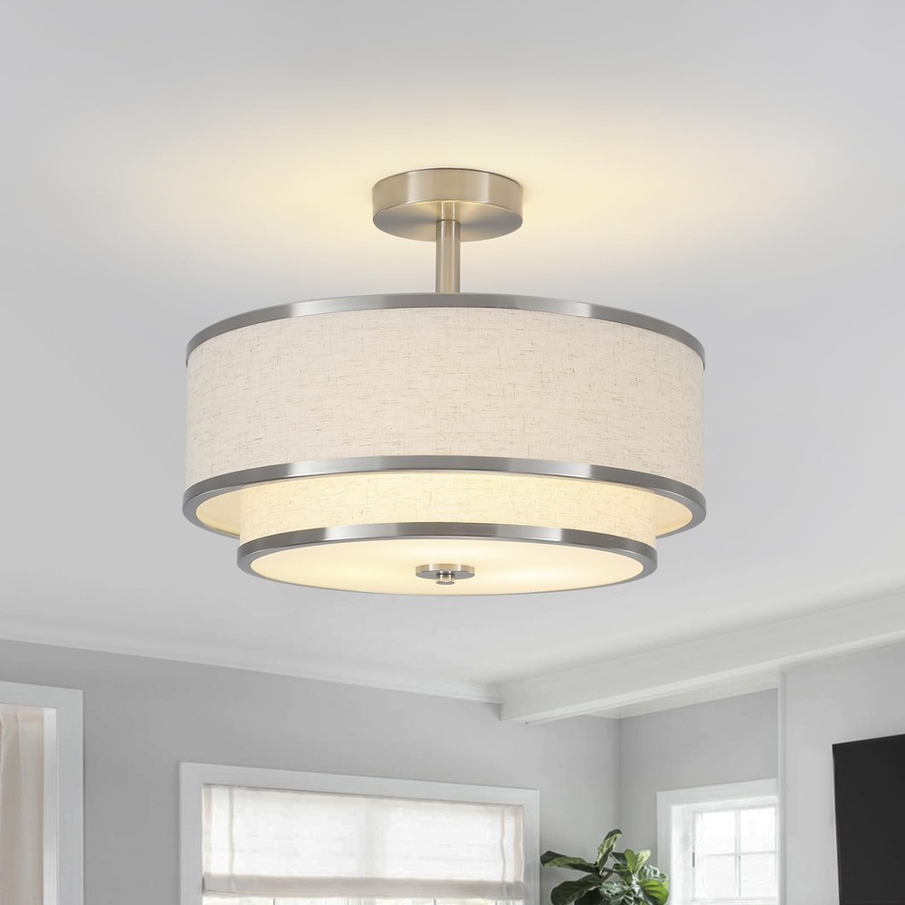 Modern Semi Flush Mount Ceiling Light Fixture for Stylish Home Lighting