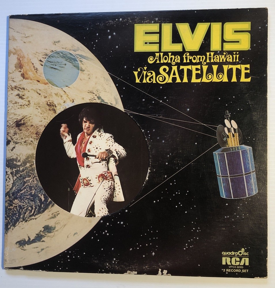 Elvis Presley- Aloha From Hawaii 33 1/3 Double LP 1972 UPSX 6089 Via Satellite