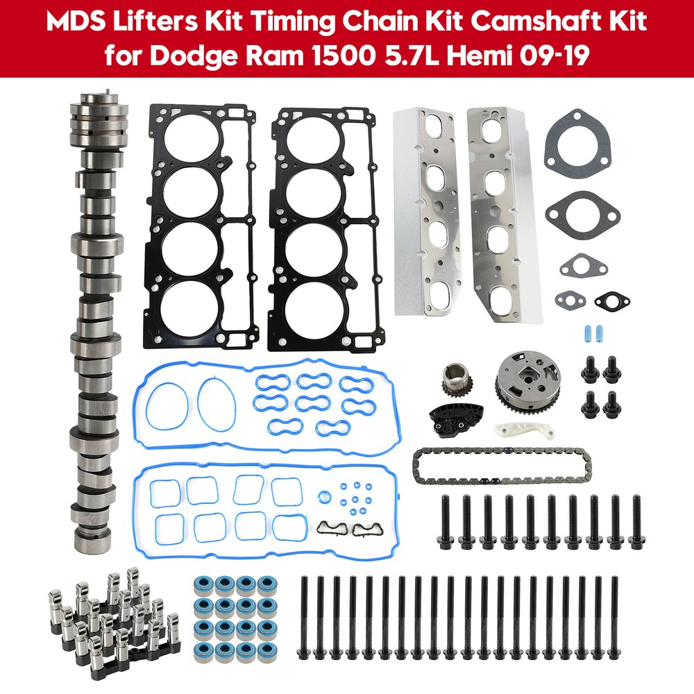 MDS Lifters Kit Timing Chain Kit Camshaft Kit For Ram 1500 5.7L Engine 2011-2019