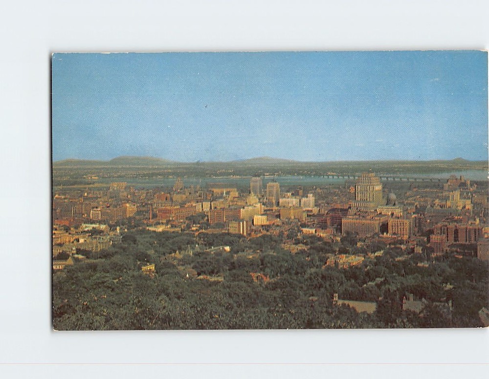 Postcard General View Of Montreal Quebec Canada