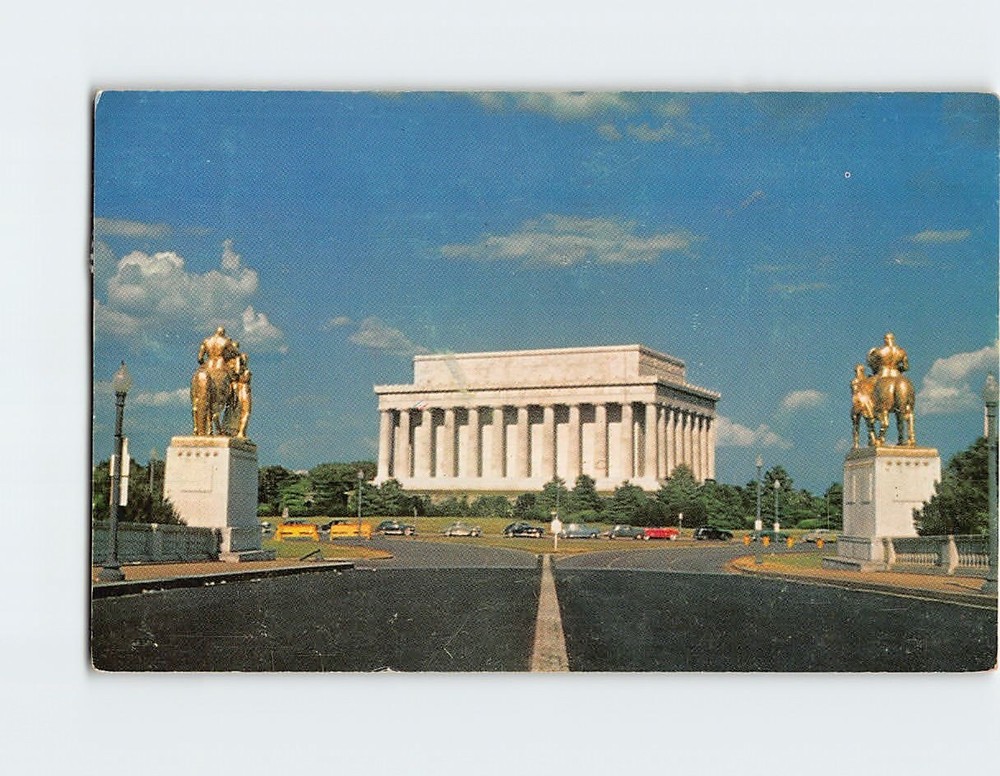 Postcard Lincoln Memorial Washington District of Columbia USA