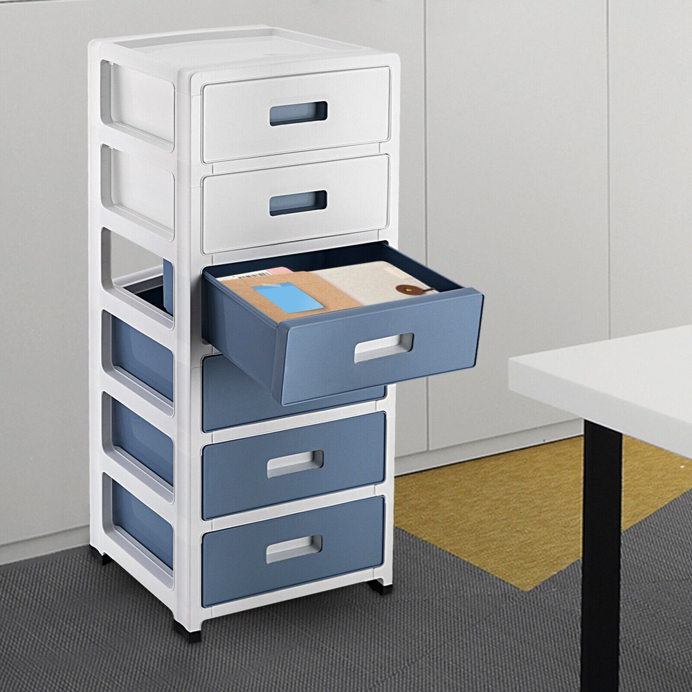 6-Drawer Desktop Organizer for Office Home File & Supply Storage Box