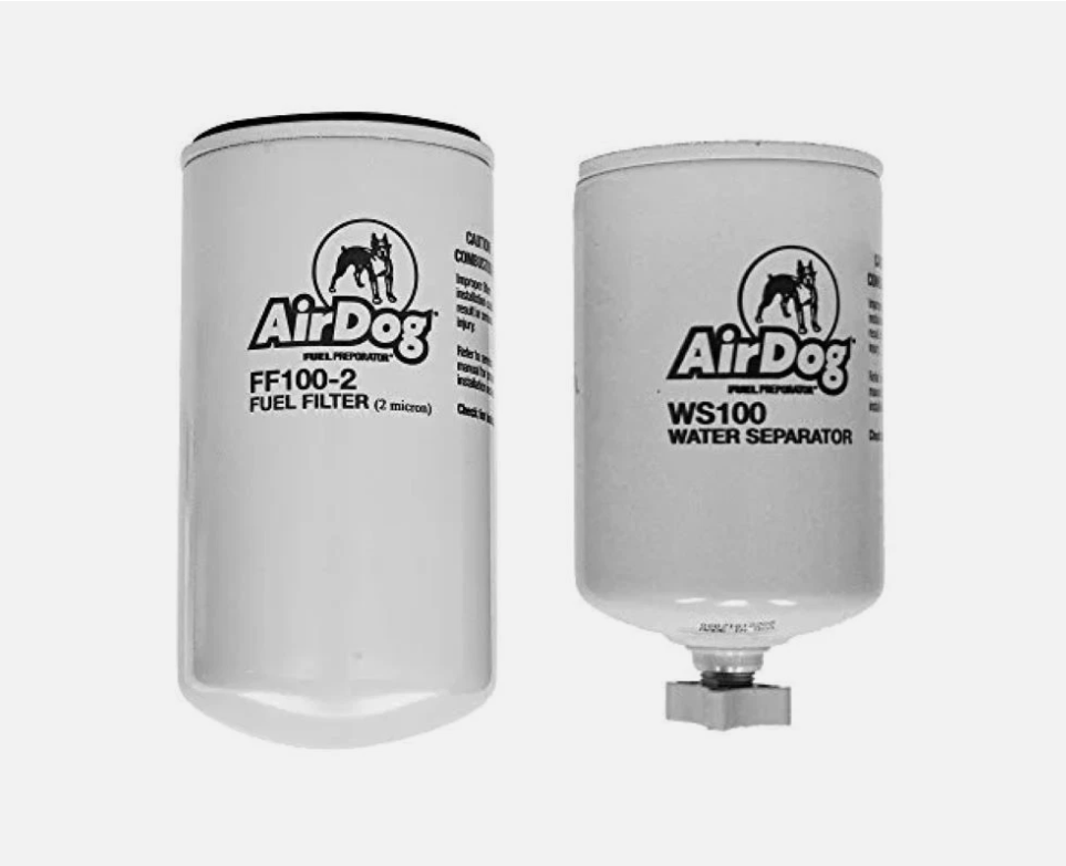AirDog Pureflow 2 Micron Fuel Filter and Water Separator Kit FF100-2 WS100 Combo