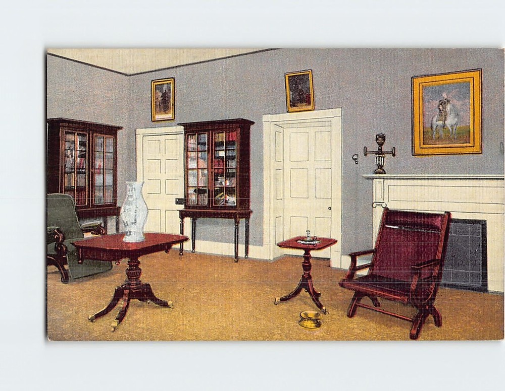 Postcard The Office of the Hermitage Home of General Andrew Jackson Nashville TN