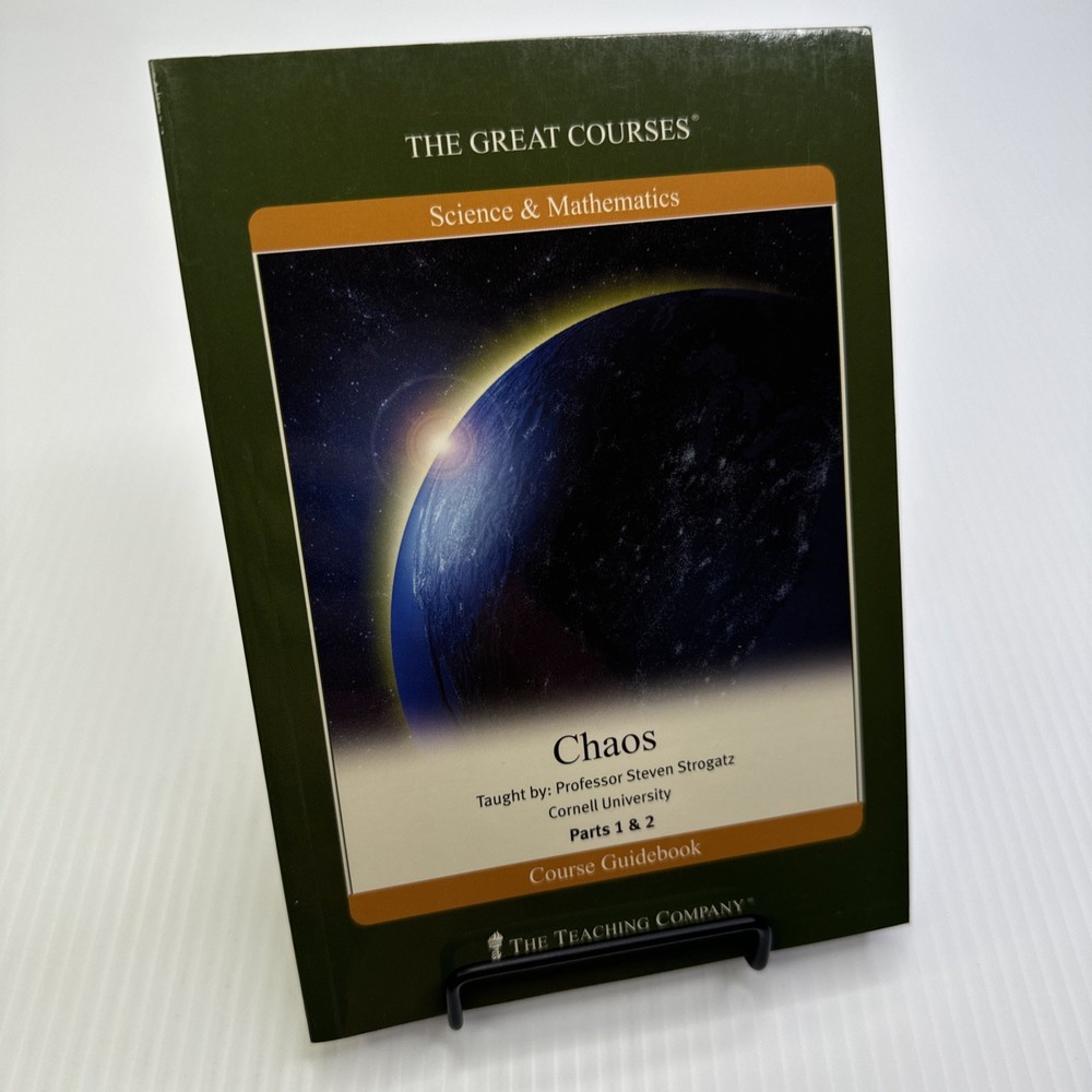 Chaos Parts 1 & 2 Professor Steven Strogatz The Great Courses Guidebook Only PB