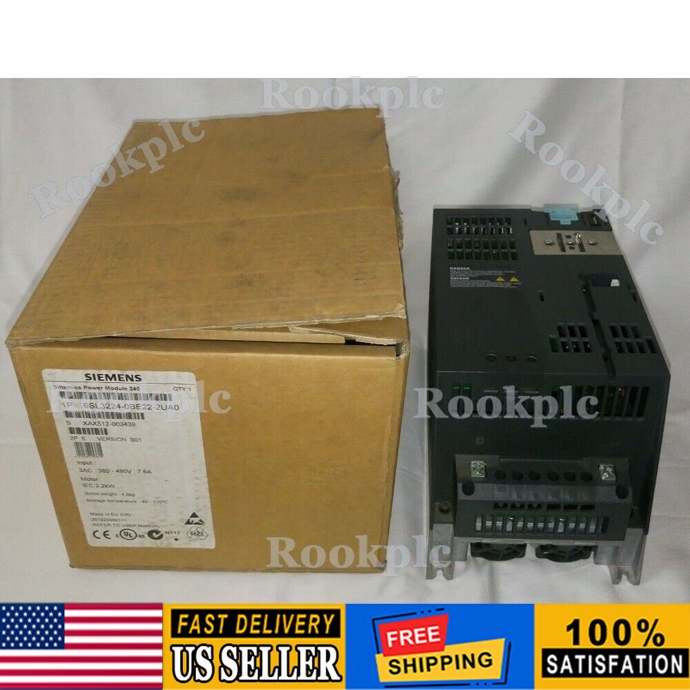 New Siemens G120 PM 240 Power Module 6SL3224-0BE22-2UA0 6SL3 224-0BE22-2UA0