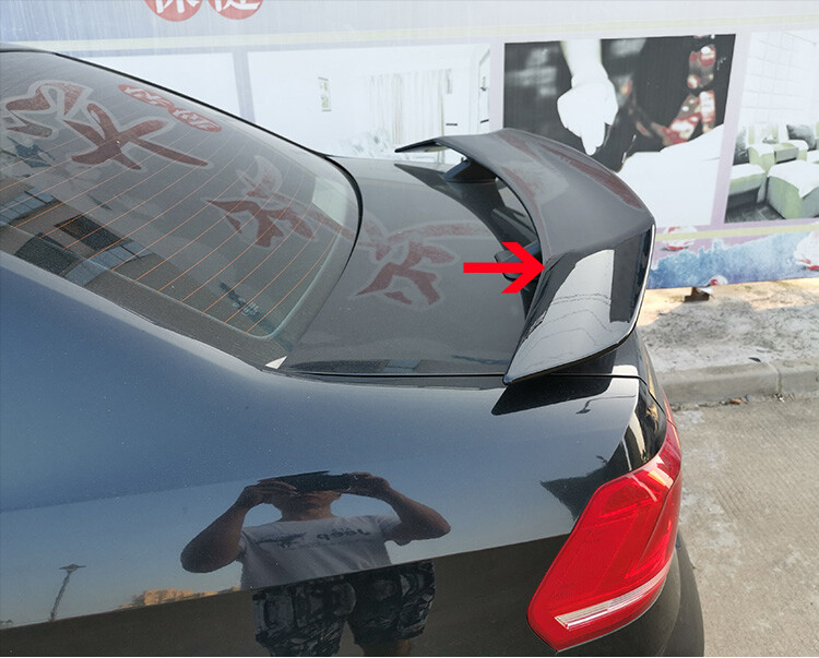 Black For Mazda 3 Sedan ABS Rear Trunk General Wing Spoiler Glossy Universal