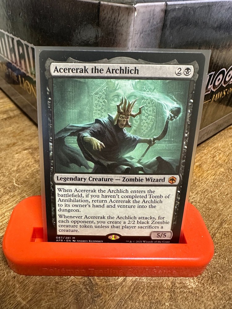 Acererak the Archlich Forgotten Realms MTG Regular Art Card-image
