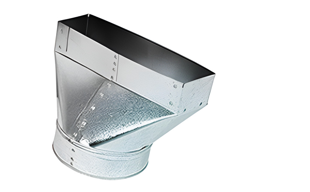 2x12x6 Straight HVAC Register Boot 2x12 to 6