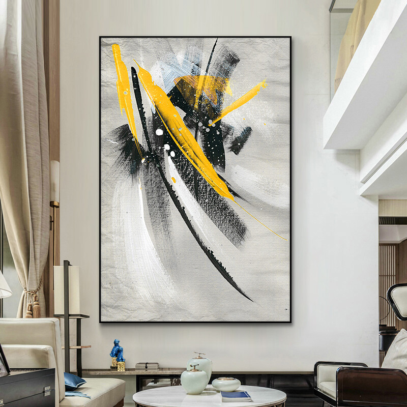 Abstract Colorful Hand Painted Paintings Picture Modern Wall Art Landscape