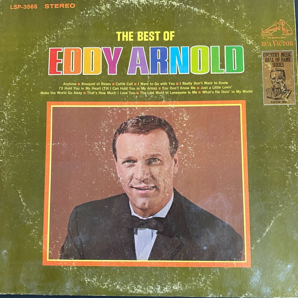 Eddy Arnold – The Best Of LP Record 1966 RCA Victor Country Stereo 33 RPM