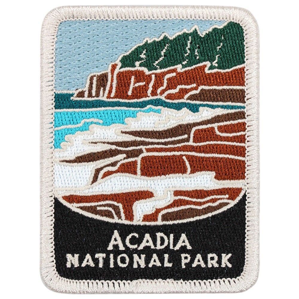 Acadia National Park Patch - Daisies, Maine Official Traveler Series 3