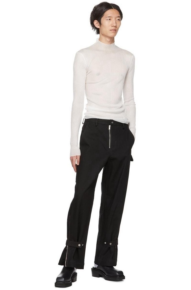 Dion Lee Parachute Zipped Mens Pants in Size XL