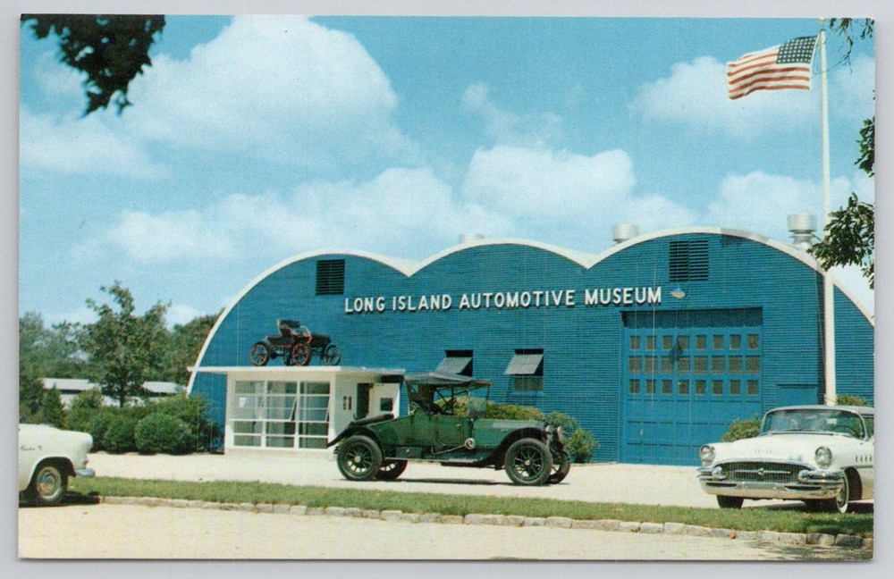 Long Island Automotive Museum Southampton NY Vintage Cars Postcard