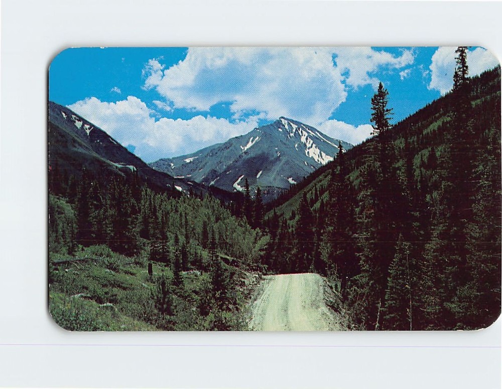 Postcard Torrey's Peak on Loveland Pass in the Rockies West of Denver Colorado