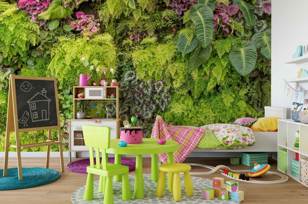 3D Leaves Plantation Wall Murals Wallpaper Murals Wall Sticker 2