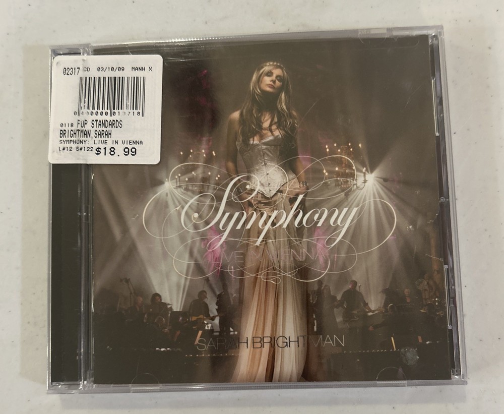 Sarah Brightman Symphony Live in Vienna CD NEW SEALED 2009