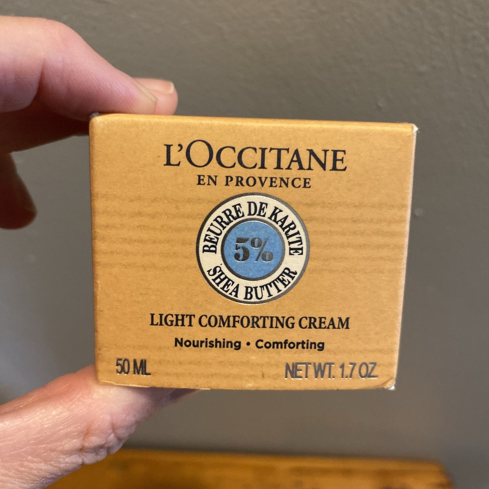 L’Occitane Light Shea Butter Face Cream 5% 1.7oz 50ml New in Box
