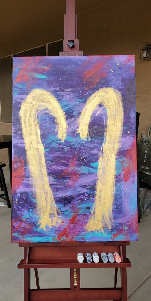 Abstract art paint-image