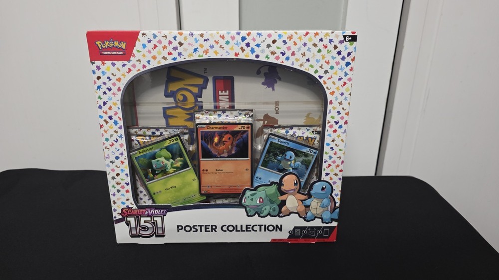 Pokémon TCG Scarlet And Violet  151 Poster Collection Box  Sealed New