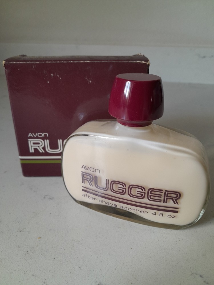 Vintage AVON Rugger 4 oz Aftershave Soother for Men Discontinued NOS
