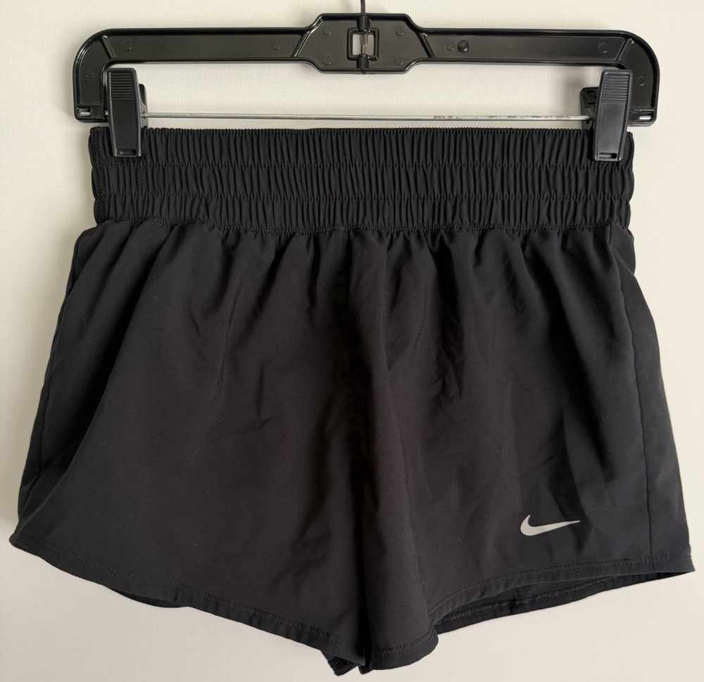 Nike Athletic Shorts Black Pull On Running Gym High Rise Women’s Sz Small