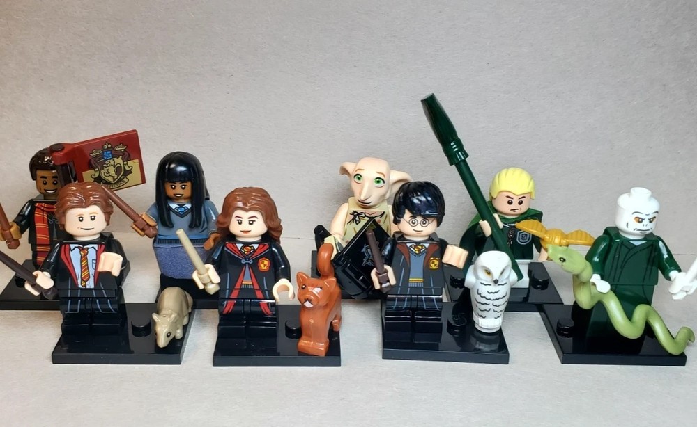 Custom Lego Harry Potter Hogwarts VS. Voldemort Minifigures 8 Pack
