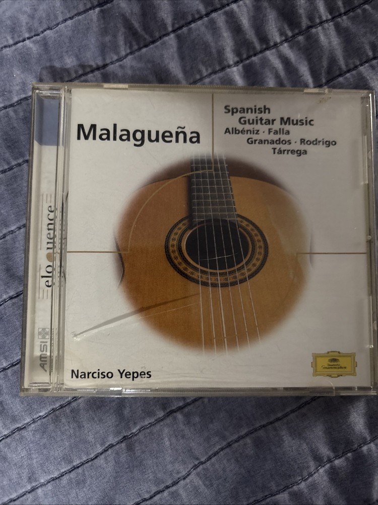 Malaguena: Spanish Guitar Music-Eloquence by Narciso Yepes (CD, 2001)
